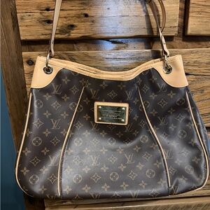 VGUC Brown Monogram Shoulder Bag